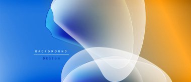 Soyut arkaplan özellikleri akan şekiller, gradyanlar. Mavi turuncuya dönüşür, beyaz çizgiler dinamik görsel efekt yaratır. Modern tasarım ögesi.