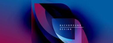 Soyut akışkan şekiller harmanlanarak canlı mavi ve mor renkler yaratır. Metin, merkez formda arkaplan tasarımı okur. Modern, dinamik kompozisyon.