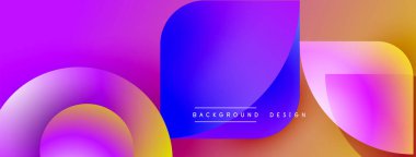 Soyut titreşimli gradyanlar harmanlanır. Akışkan şekiller, dinamik görsel efekt oluşturur. Modern tasarım uygun arka planlar, sunumlar.