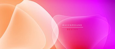 Soyut katmanlar, canlı renkler karışımı. Turuncu, pembe renkler modern arka plan yaratır. Metin arka plan tasarımı okur. Düzen eğimleri kompozisyona hakim.