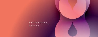 Soyut eğim arkaplanı. Yumuşak pembeler, morlar, portakallar pürüzsüz harmanlanır. Dijital projeler için modern tasarım ögesi.