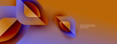 Soyut akış şekilleri, turuncu, mavi renkler dinamik arkaplan oluşturur. Modern tasarım, pürüzsüz eğimler, zarif kompozisyon.