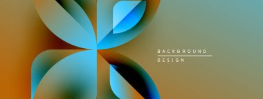 Soyut çiçek tasarımı. Renkler karışıyor, dinamik görsel efekt yaratıyor. Geçmişe uygun modern, minimalist stil.