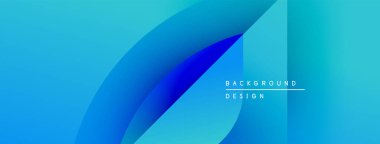 Soyut mavi katmanlar dinamik bir değişim etkisi yaratır. Modern tasarım öğeleri akıcılık, derinlik, görsel cazibe.