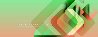 Soyut geometrik şekiller çakışıyor. Gradyan renkler harmanlanarak modern arkaplan tasarımı oluşturuldu. Yumuşak geçişler, görsel uyum mevcut.