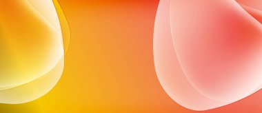 Soyut arkaplan özellikleri akan şekiller, sıcak renkler. Sarı, turuncu, kırmızı renkler yumuşak görsel efekt oluşturur..