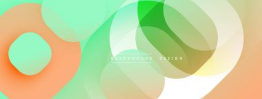 Soyut sıvı şekiller, canlı renklerin karışımı. Yumuşak gradyanlar dinamik arkaplan oluşturur, modern tasarım ögesi.