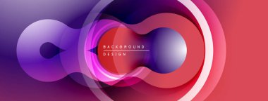 Soyut akışkan şekiller, canlı renkler dinamik arkaplan oluşturur. Modern tasarım elementleri hareket ve enerji.