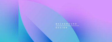 Soyut eğim arkaplanı. Mor, mavi renkler düzgün bir şekilde harmanlanır. Metin elementi olan minimalist tasarım, basit kompozisyon.