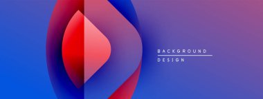 Soyut eğim arkaplanı. Kırmızı, mor, mavi renkler düzgün bir şekilde harmanlanır. Dijital projeler için modern tasarım öğesi. Minimalist estetik.