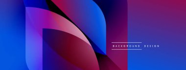 Soyut gradyan tasarımı. Canlı mor, mavi, morumsu renkler düzgün bir şekilde harmanlanır. Modern estetik, dijital arkaplanlar için uygun.