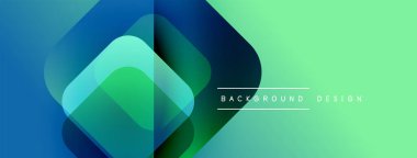 Soyut geometrik şekiller örtüşür, canlı bir değişim etkisi yaratır. Arkaplan ve sunumlar için uygun modern tasarım.