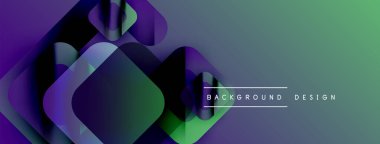 Soyut geometrik şekiller örtüşür, canlı bir değişim etkisi yaratır. Arkaplan ve sunumlar için uygun modern tasarım.