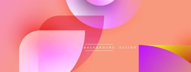 Soyut sıvı şekiller, canlı renklerin karışımı. Şeftali, pembe, mor renkler modern tasarım yaratır. Metin arkaplan tasarımı okur.