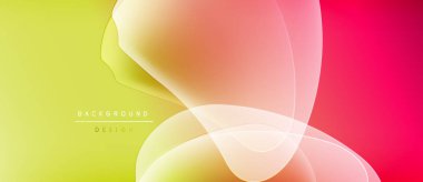 Soyut renkli arkaplan. Pürüzsüz gradyanlar sarı, turuncu ve pembe renkleri harmanlarlar. Dijital projeler için modern tasarım ögesi.