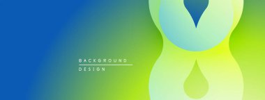 Soyut eğim arkaplanı. Pürüzsüz renk değişimi, akışkan şekiller modern görsel efektler yaratır. Minimalist tasarım, canlı renkler.