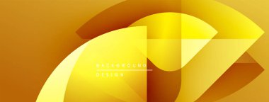 Soyut altın tasarım katmanlı şekiller, gradyanlar içerir. Modern estetik, arka planlar ve sunumlar için uygun. Sıcak tonlar kompozisyona hakim.