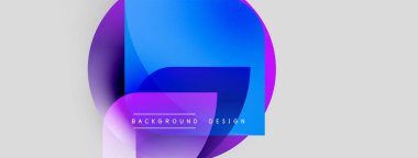 Soyut sıvı şekiller, canlı maviler, morlar, pembeler. Açık gri arkaplan üzerinde modern tasarım öğesi. Metin arkaplan tasarımı okur.