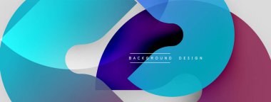 Soyut sıvı şekiller, canlı renklerin karışımı. Modern tasarım elementleri dinamik bileşim yaratır. Arkaplan değişkenleri, üst üste bindirme biçimleri.