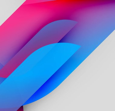 Soyut renkli katmanlar dinamik köşegenler oluşturur. Yumuşak gradyanlar canlı renkleri harmanlayarak modern estetik sunar..