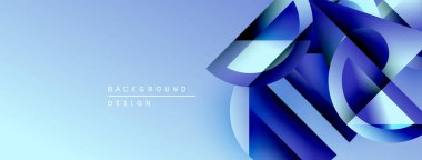 Soyut mavi tasarım. Pürüzsüz şekiller örtüşür, dinamik görsel efekt yaratır. Işık eğimleri derinliği ve modern estetiği arttırır.