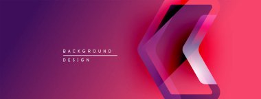 Soyut eğim arkaplanı. Katmanlar dinamik görsel efekt yaratır. Pembe, mor renkler kompozisyona hakim. Modern tasarım ögesi.