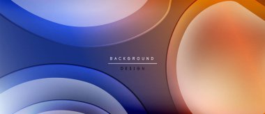 Soyut arkaplan özellikleri üst üste biniyor. Değişik renkler mavi, mor ve turuncu renkleri harmanlıyor. Metin arkaplan tasarımlı minimalist tasarım.