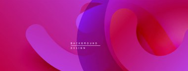 Soyut sıvı şekilleri, canlı mor renkler, mor renkler. Modern tasarım öğesi, pürüzsüz geçişler, dinamik kompozisyon. Arkaplan dokusu.