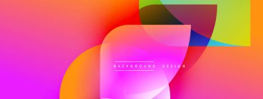 Canlı soyut gradyanlar çakışıyor. Modern tasarım akıcı şekiller, parlak renkler, metin okuma arka plan tasarımı içerir. Dinamik bileşim görsel ilgi yaratır.