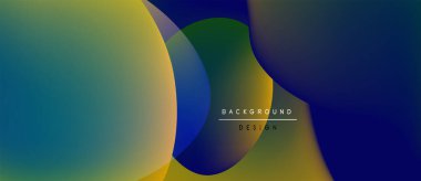 Soyut sıvı şekiller harmanlanarak canlı renk değişimleri yaratır. Merkezi formu kaplayan metin tasarımı özellikleri. Yumuşak geçişler kompozisyona hakim..