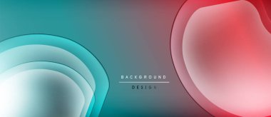 Soyut sıvı şekiller harmanlanmış turkuaz, gri, pembe renkler. Katmanlı tasarım derinlik yaratır, modern estetik. Mevcut en küçük metin.