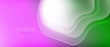 Soyut eğim arkaplanı. Pembe, beyaz, yeşil renkler düzgün bir şekilde harmanlanır. Dijital projeler için modern tasarım öğesi. Minimalist estetik.