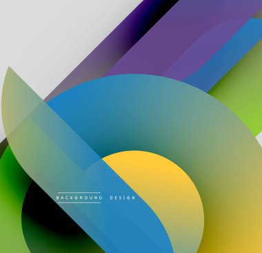 Soyut gradyanlar çakışıyor, dinamik görsel etki yaratıyor. Yumuşak renkler harmanlanır, modern arkaplan tasarımı oluşturulur.