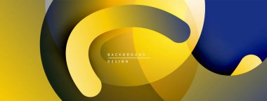 Soyut katmanlar dinamik bileşim yaratır. Sarı, mavi, altın renkleri kusursuz bir şekilde harmanlanır. Modern tasarım derinliği ve hareketi çağrıştırıyor..