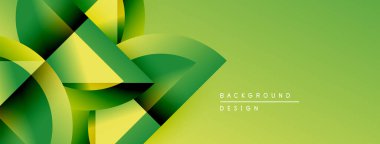 Soyut yeşil tasarım akışkan şekiller, gradyanlar içerir. Sancaklar ve sunumlar için modern arka plan uygun. Minimalist estetik.