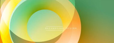 Soyut katmanlar canlı, akışkan bir tasarım yaratır. Sarılar, yeşiller, portakallar kusursuz bir şekilde harmanlanır. Modern estetik, pürüzsüz eğimler sunar.