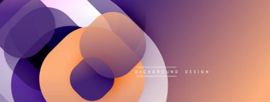 Soyut sıvı şekiller, canlı renklerin karışımı. Gradyan arka plan modern görsel etki yaratır. Tasarım elementleri hareket ve enerji önerir.