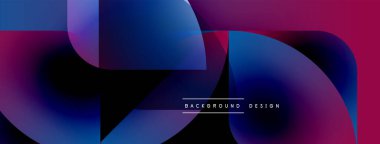 Soyut akışkan şekiller, canlı mor, mavi, pembe renkler. Modern tasarım, gradyan etkisi, dinamik kompozisyon. Projeler için arkaplan ögesi.