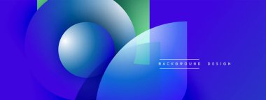 Soyut sıvı şekilleri örtüşür, parlak mavi, yeşil gradyanlar yaratır. Arka planlar ve sunumlar için modern tasarım öğesi. Basit, temiz estetik..