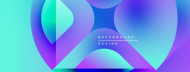 Soyut sıvı şekiller, canlı renklerin karışımı. Modern tasarım, gradyan etki dinamik görsel etki yaratır. Arkaplanda metin ögeleri.