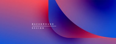 Soyut eğim arkaplanı. Canlı renkler düzgün bir şekilde harmanlanarak, dinamik görsel efekt yaratır. Metin arka plan tasarımı okur. Minimalist kompozisyon.