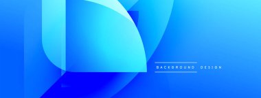 Soyut mavi şekiller örtüşüyor ve dinamik bir değişim etkisi yaratıyor. Modern tasarım arka planlar ve sunumlar için uygundur. Basit, temiz estetik..