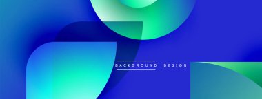 Soyut sıvı şekilleri örtüşür, parlak mavi, yeşil gradyanlar yaratır. Modern tasarım dijital sanat, arkaplan dokusu öneriyor.