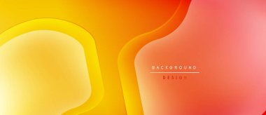 Soyut eğim arkaplanı. Sıcak renkler karışıyor, pürüzsüz geçişler yaratıyor. Dijital projeler için modern tasarım.