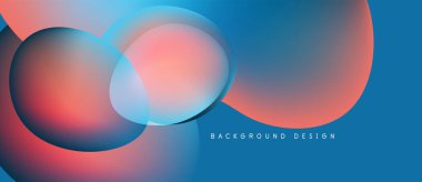 Soyut arkaplan özellikleri üst üste biniyor. Renkler maviden pembeye karışır ve pürüzsüz bir eğim yaratır. Tasarım modern, dinamik hissettiriyor..