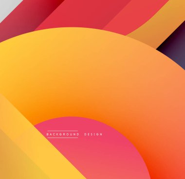 Soyut gradyanlar çakışıyor, dinamik görsel akış yaratıyor. Sıcak renkler kompozisyona hakim, enerji ve hareket öneriyor..