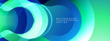 Soyut akışkan şekiller, canlı maviler, yeşiller. Modern tasarım, pürüzsüz gradyanlar dinamik görsel efekt yaratır. Arkaplan ögesi.