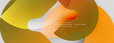 Soyut sıvı şekilleri üst üste binerek sıcak renk değişimleri yaratır. Modern tasarım elementleri dinamik hareketi, pürüzsüz geçişleri önerir.