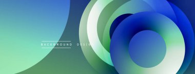Soyut renkli katmanlar dinamik görsel efekt yaratır. Pürüzsüz gradyanlar mavileri, yeşilleri, beyazları harmanlarlar. Arka planlar için modern tasarım ögesi.