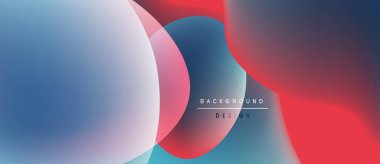 Soyut sıvı şekilleri kesişir. Renkler mavi, pembeler, kırmızılar. Modern tasarım, hareket, derinlik ve görsel ilgiyi çağrıştırıyor. Mevcut en küçük metin.